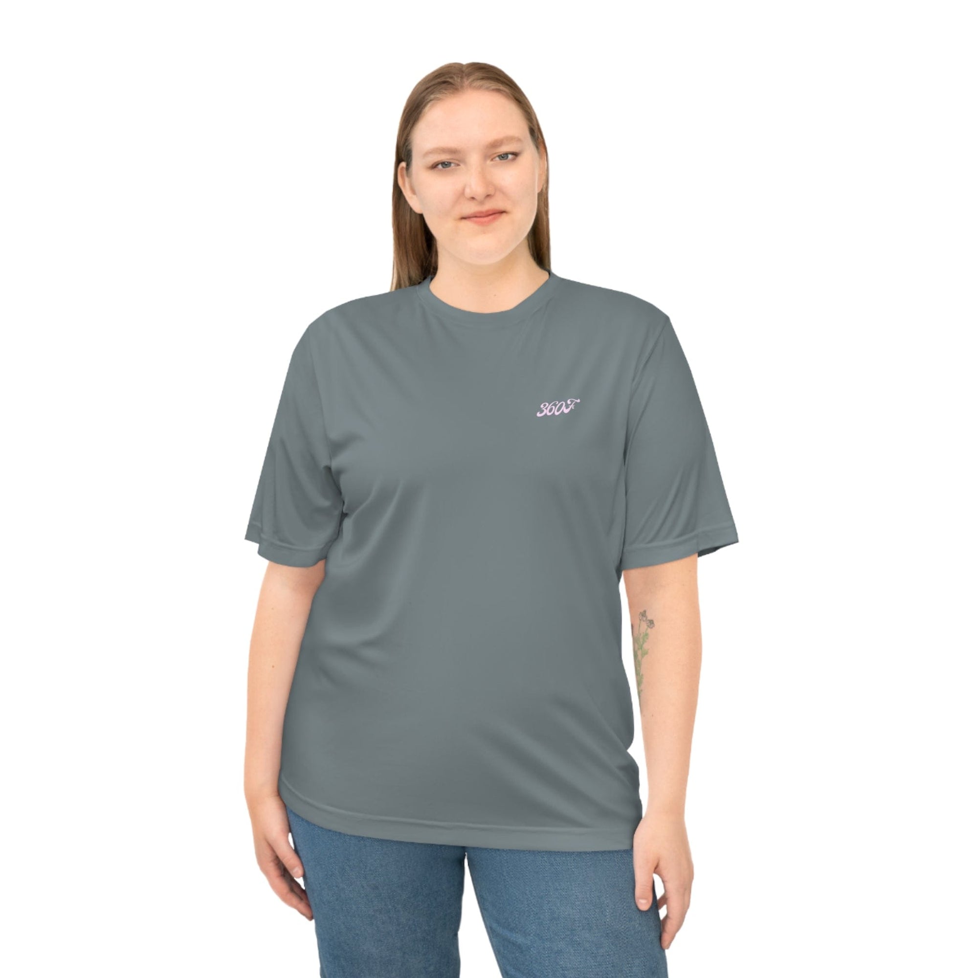 Printify T-Shirt 360Football Exklusives Performance T-Shirt Grau