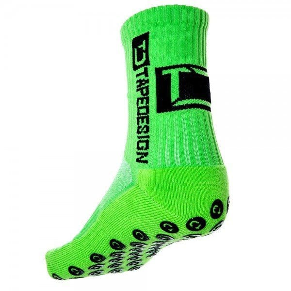 360Football Neon-Grün Tapedesign Socken